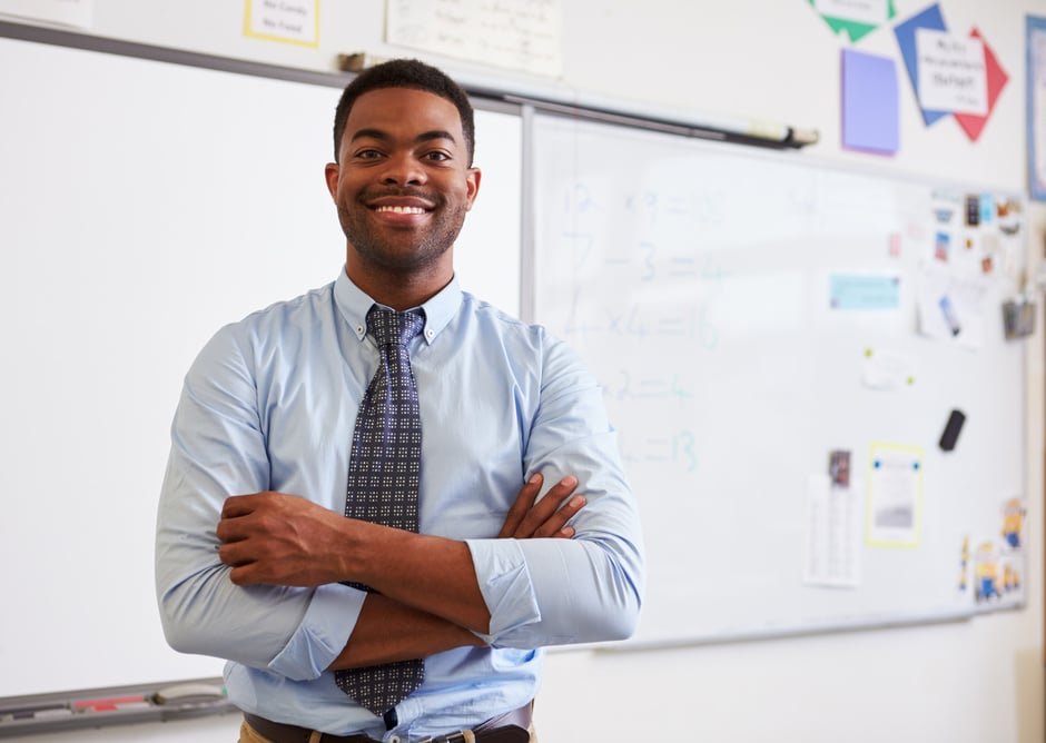 Male Teacher in Class